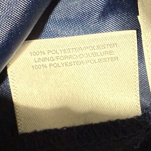 Le Suit Dress Pants Trousers Pleated Womens Sz 8 Blue Fully Lined - Picture 9 of 12